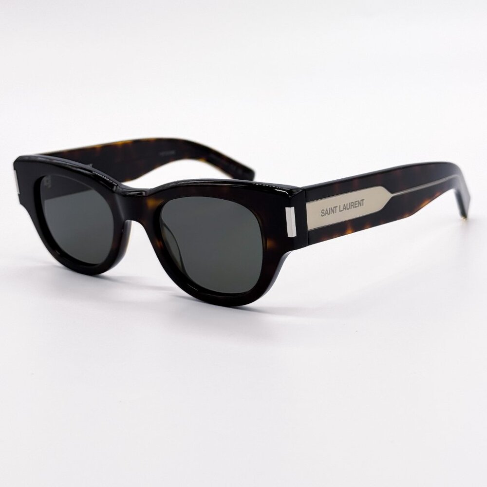 NEW SAINT LAURENT SL 573 002 DARK HAVANA WOMEN SUNGLASSES SAINT LAURENT SL573 - Picture 1 of 10